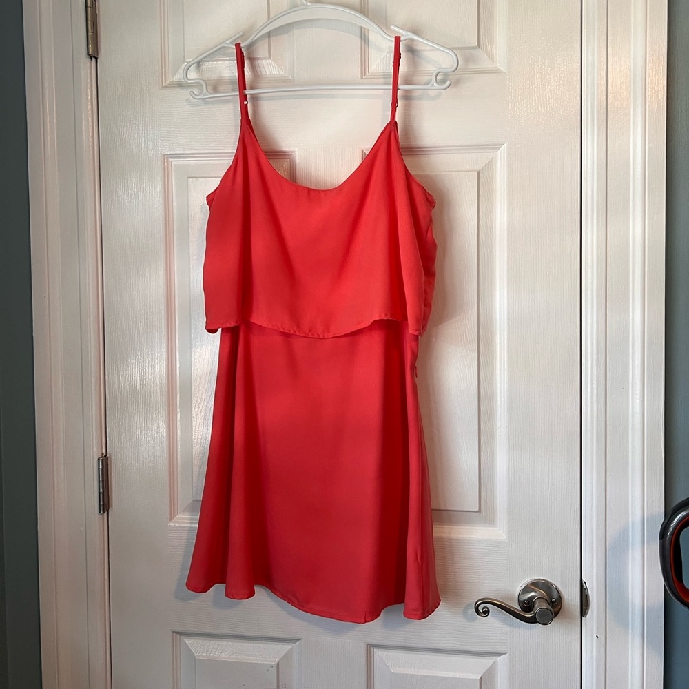 Abercrombie & Fitch coral dress size medium